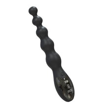 Vibrator anal EXTREME by Hidden Desire Beaded Anal Vibrator, 10 funcții de vibrație, lungime 24 cm, diametru 3.5 cm, negru