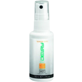 Spray intim HOT Delay Spray - Rhino Long Power, pentru întârzierea ejaculării, cu efect de răcire, 50 ml