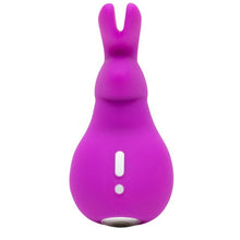 Vibrator mini Happy Rabbit - Clitoral, pentru stimularea clitorisului, 11.5 cm, mov