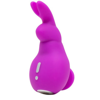 Vibrator mini Happy Rabbit - Clitoral, pentru stimularea clitorisului, 11.5 cm, mov