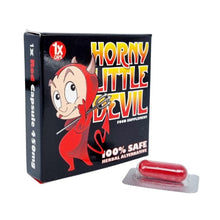 Capsulă GOLDMAX Horny Little Devil, pentru bărbați, susține potența și erecțiile puternice, 1 capsulă