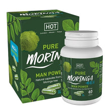 Capsule Hot - Moringa Man Power, potenta,erectii puternice, 60 capsule