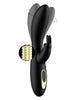Vibrator rabbit IBIZA Rotating Rabbit Vibrator, pentru stimularea clitorisului și punctului G, 6 viteze, 12 funcții de vibrație, negru