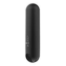 Vibrator bullet INDEEP Clio, pentru stimularea clitorisului, cu 10 functii de vibratie, rezistent la apa IPX7, culoare negru