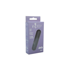 Vibrator bullet INDEEP Clio, pentru stimularea clitorisului, cu 10 functii de vibratie, rezistent la apa IPX7, culoare negru