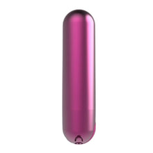 Vibrator bullet INDEEP Clio, pentru stimularea clitorisului, cu 10 functii de vibratie, rezistent la apa IPX7, culoare magenta