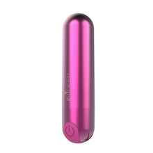 Vibrator bullet INDEEP Clio, pentru stimularea clitorisului, cu 10 functii de vibratie, rezistent la apa IPX7, culoare magenta