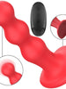 Vibrator INTENSE CODY, cu bază de fixare în formă de inimă, control prin telecomandă, 10 funcții de vibrație, roșu