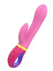 Vibrator rabbit INTENSE DAPHNE, pentru stimularea clitorisului și punctului G, 9 funcții de vibrație, lungime inserabilă 12.7 cm, roz