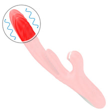 Vibrator multifuncțional INTENSE KAROL, 3 funcții de penetrare automată, 10 funcții de oscilare, 7 funcții de aspirare, roșu