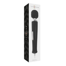 Aparat de masaj INTENSE Keanu, pentru corp și zone intime, 10 funcții de vibrație, lungime 33 cm, negru