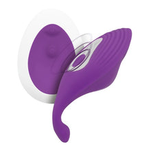 Vibrator pentru chilot INTENSE MINDY, pentru stimularea clitorisului, control prin telecomandă, cu 10 funcții de vibrație, mov