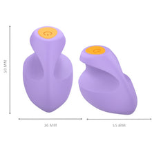 Stimulator clitoris INTENSE URSULA, din silicon de înaltă calitate, 10 funcții de vibrație, rezistent la apă, mov