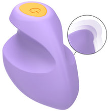 Stimulator clitoris INTENSE URSULA, din silicon de înaltă calitate, 10 funcții de vibrație, rezistent la apă, mov