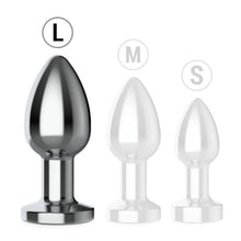 Vibrator anal INTENSE Vibrating Anal Plug L, control prin telecomandă, 10 funcții de vibrație, lungime 10.1 cm, argintiu