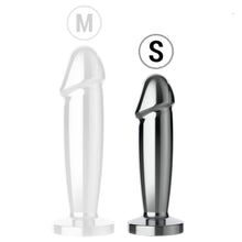 Vibrator anal INTENSE Vibrating Anal Plug S, control prin telecomandă, 10 funcții de vibrație, lungime 10 cm, argintiu