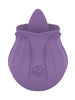 Stimulator clitoris INTENSE VIOLET, cu 10 funcții de vibrație, în formă de trandafir, rezistent de apă IPX7, culoarea mov