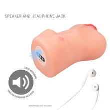 Masturbator realistic INTENSE Catherine, simulare vaginală, cu sunete integrate, 10 funcții de vibrație, rezistent la apă, culoarea pielii