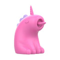 Stimulator clitoris INTENSE PINKIE, in forma de unicorn, cu functii de vibratie reglabile, rezistent la apa IPX7, culoarea roz