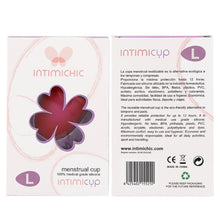 Cupă menstruală INTIMICHIC Intimicup, din silicon medical, protecție până la 12 ore, mărime L, roz