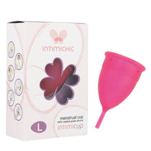 Cupă menstruală INTIMICHIC Intimicup, din silicon medical, protecție până la 12 ore, mărime L, roz