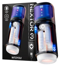 Masturbator automat INTOYOU - Nextor, cu 3 motoare puternice, 9 functii de vibratie, ecran digital LED, 27 cm