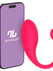 Ou vibrator INTOYOU APP - Bulby, pentru stimularea sexuala feminina, control prin aplicatie, 10 functii de vibratie, 9.7 cm x 3.2 cm, roz