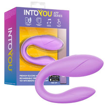 Vibrator stimulator INTOYOU APP - Couple, control prin aplicatie, flexibil, mod vibratie unic, 10 viteze de vibratie, 9.2 cm x 3.3 cm, mov