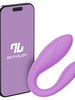 Vibrator stimulator INTOYOU APP - Couple, control prin aplicatie, flexibil, mod vibratie unic, 10 viteze de vibratie, 9.2 cm x 3.3 cm, mov