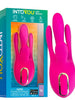 Vibrator INTOYOU APP - Derek, control prin aplicatie, pentru stimulare interna si clitoridiana, 10 fuctii de vibratie, 16 cm x 2.6 cm, roz