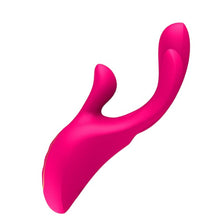 Vibrator INTOYOU APP - Derek, control prin aplicatie, pentru stimulare interna si clitoridiana, 10 fuctii de vibratie, 16 cm x 2.6 cm, roz