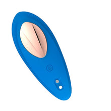 Vibrator Stimulator INTOYOU APP - Panty, pentru stimularea clitorisului, controlat prin aplicatie, 10 functii de vibratie, lungime 8.4 cm, albastru