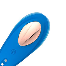 Vibrator Stimulator INTOYOU APP - Panty, pentru stimularea clitorisului, controlat prin aplicatie, 10 functii de vibratie, lungime 8.4 cm, albastru