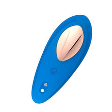 Vibrator Stimulator INTOYOU APP - Panty, pentru stimularea clitorisului, controlat prin aplicatie, 10 functii de vibratie, lungime 8.4 cm, albastru