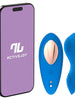 Vibrator Stimulator INTOYOU APP - Panty, pentru stimularea clitorisului, controlat prin aplicatie, 10 functii de vibratie, lungime 8.4 cm, albastru