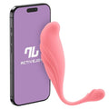 Ou vibrator INTOYOU APP - Waving, pentru stimularea sexuala feminina, control prin aplicatie, 8 functii de vibratie, 20.5 cm x 3.5 cm, roz