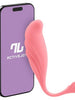 Ou vibrator INTOYOU APP - Waving, pentru stimularea sexuala feminina, control prin aplicatie, 8 functii de vibratie, 20.5 cm x 3.5 cm, roz
