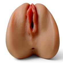 Masturbator manual triplu INTOYOU Jess, simulare vaginală, anală și orală realistă, din TPE, rezistent la apă, culoare naturală