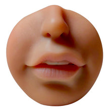Masturbator manual triplu INTOYOU Jess, simulare vaginală, anală și orală realistă, din TPE, rezistent la apă, culoare naturală