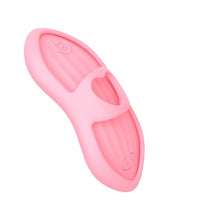 Vibrator pentru deget INTOYOU Laia Heated, control prin aplicație, sincronizare cu muzica, funcție de încălzire, rezistent la apă, roz