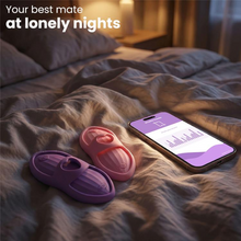 Vibrator pentru deget INTOYOU Laia Heated, control prin aplicație, sincronizare cu muzica, funcție de încălzire, rezistent la apă, roz