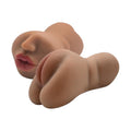 Masturbator realist dublu INTOYOU Sela, interior texturat, simulare orală și vaginală, material moale și flexibil, rezistent la apă, culoarea pielii, 18 cm, 635 g