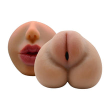 Masturbator realist dublu INTOYOU Sela, interior texturat, simulare orală și vaginală, material moale și flexibil, rezistent la apă, culoarea pielii, 18 cm, 635 g