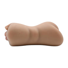 Masturbator realist dublu INTOYOU Sela, interior texturat, simulare orală și vaginală, material moale și flexibil, rezistent la apă, culoarea pielii, 18 cm, 635 g