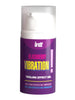 Gel intim INTT Blackberry Vibration!, pentru stimulare clitoris și sex oral, cu efect de furnicături, aromă de mure, 15 ml