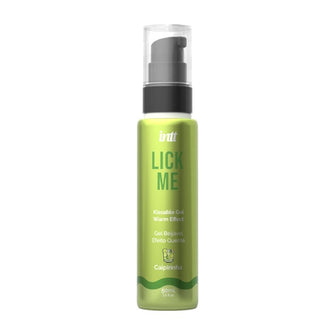 Lubrifiant cu aroma INTT Lick Me CAIPIRINHA cu efect de incalzire, cu gust delicios de cocktail cu lime si zahar brun, efect hidratant, 50 ml