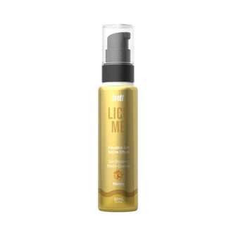 Lubrifiant cu aroma INTT Lick Me HONEY, cu efect de incalzire, cu gust delicios de miere si efect hidratant, 50 ml