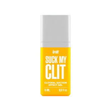 Gel intim INTT Suck my Clit, acțiune triplă de vibrație, pulsație și efect de încălzire progresivă, aromă de mango, 15 ml