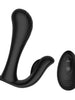 Vibrator dublu pentru chilot INTY TOYS ACE, control prin telecomandă, 10 funcții de vibrații ultra-puternice, silențios, negru