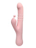 Vibrator rabbit INTY TOYS BLOOM, cu funcții de umflare și penetrare automată, 10 funcții de vibrații ultra-puternice, 24.7 cm, roz